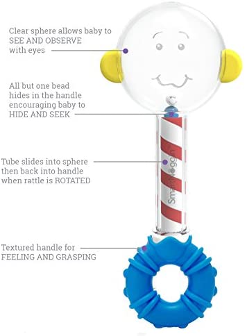 SmartNoggin SmartNoggin NogginSeek Peek & Seek Rattle Baby Toy - DimpzBazaar.com