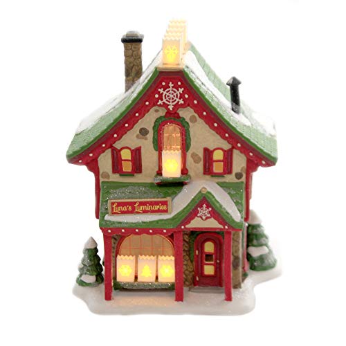 Department 56 Department 56 North Pole Series Luna's Luminaries Lighted Building, 6.42 in H - DimpzBazaar.com