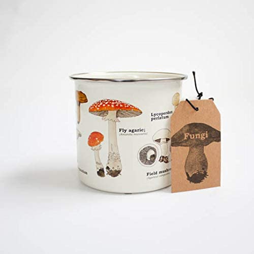 Gift Republic Gift Republic GR270058 Mushroom Enamel Mug, Multi - DimpzBazaar.com