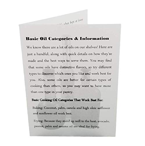 EVO Stainless Steel Oil Sprayer For Cooking, Evo 16 Ounce Reusable Refillable For The Kitchen BBQ With Funnel, Identification Bands And Informational Card. - DimpzBazaar.com