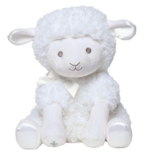 Baby Dumpling Baby Dumpling Plush Lamb Musical Wind-Up Toy, Jesus Loves Me, 12 by Baby Dumpling - DimpzBazaar.com