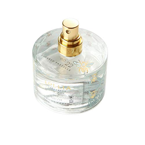 Lollia Lollia Wish Eau De Parfum | Margot Elena’s Vanilla Bean, Rice Flower, Sugared Pastille, Ylang Ylang, Amber Woods Perfume Spray, 3.4 fl oz - DimpzBazaar.com
