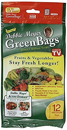 Debbie Meyer Debbie Meyer GreenBags Freshness-Preserving Food/Flower Storage Bags (Various Sizes, 20-Pack) - DimpzBazaar.com