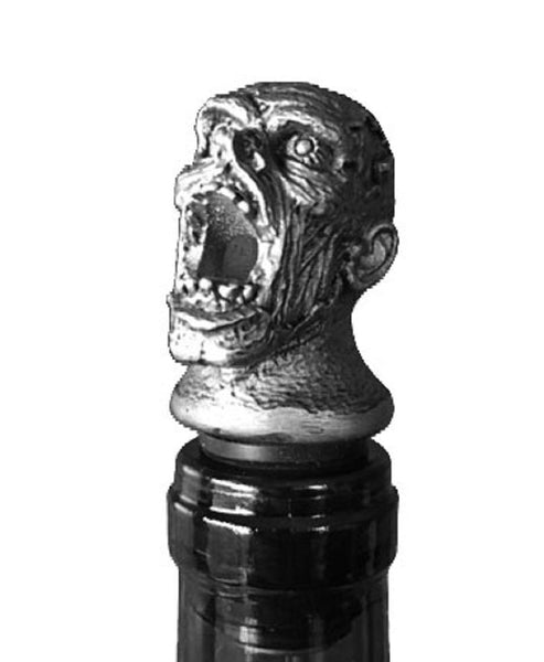 Spectrum Zombie Wine Aerator Pourer Premium Aerating Pourer FDA Approved Stainless Steel Food Grade silicone stopper - DimpzBazaar.com