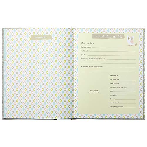 C.R. Gibson C.R. Gibson Grey 'Linen Tree' Loose Leaf First Five Years Memory Baby Book, 64pgs, - DimpzBazaar.com