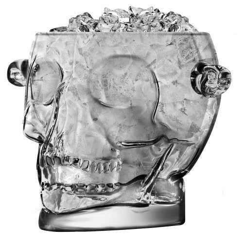 Final Touch Final Touch Glass Brain Freeze Skull Ice Bucket - DimpzBazaar.com