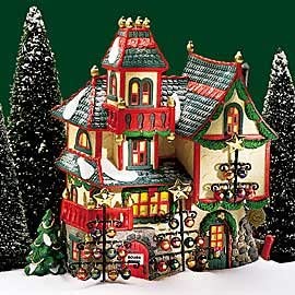 Department 56 north pole Department 56 North Pole Series "Glass Ornament Works" - DimpzBazaar.com