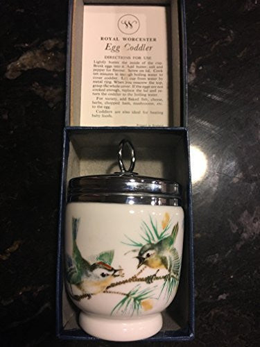Royal Worcester Royal Worcester Double Egg King Size Coddler Birds and Insect Pattern - DimpzBazaar.com