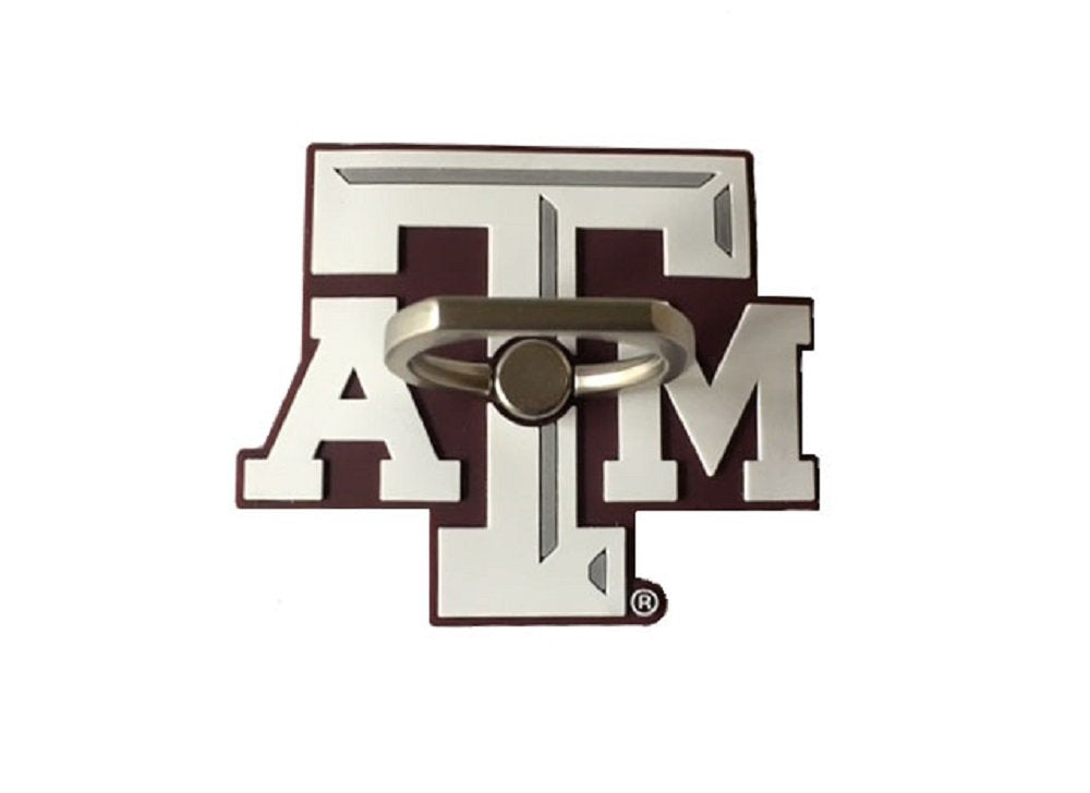 Spectrum Wine Specialties Texas A&M Cell Phone Stand Texas A&M University Licensed with hologram non-slip ring clasp grip and adjustable stand for all iPhone, Samsung, Android smart phones case accessories - DimpzBazaar.com