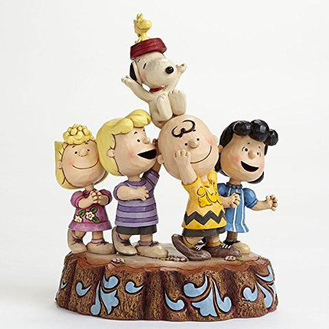 Enesco Jim Shore Peanuts Charlie Brown 65th Anniversary Hooray Figurine - DimpzBazaar.com