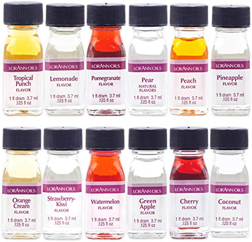 LorAnn LorAnn Super Strength Pack #2 of 12 Fruity & more Flavors in 1 dram bottles (.0125 fl oz - 3.7ml) bottles - DimpzBazaar.com