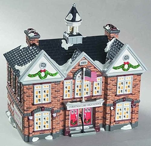 Department 56 Department 56 The Original Snow Village "Christmas Lake High School" - DimpzBazaar.com