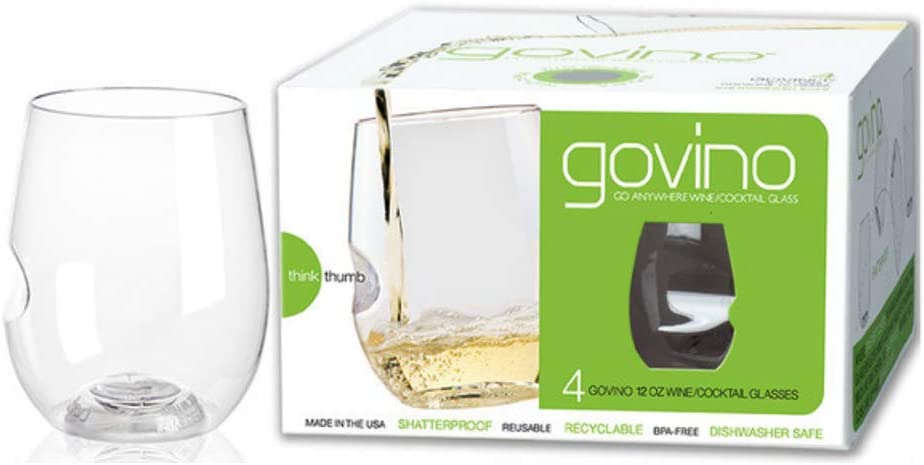 govino Govino 12 Ounce Dishwasher Safe Series Wine/Cocktail Glasses - DimpzBazaar.com