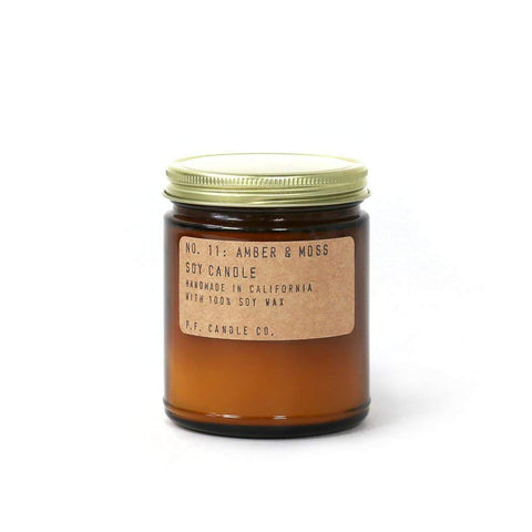 P.F. Candle Co. P.F. Candle Co. - No. 11: Amber & Moss Soy Candle - DimpzBazaar.com
