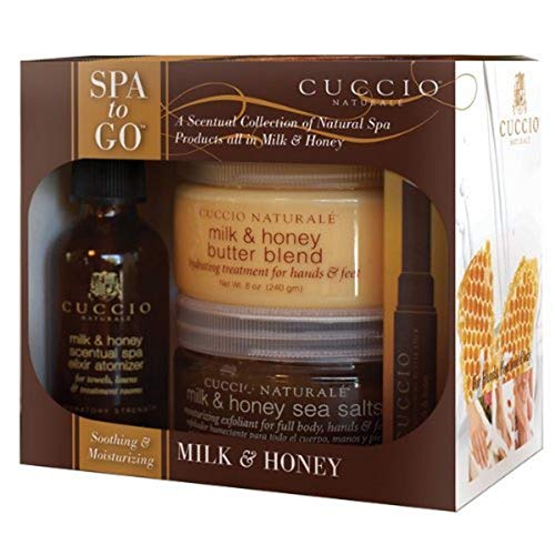 Cuccio Cuccio 4 Piece Spa To Go Kit, Milk and Honey - DimpzBazaar.com