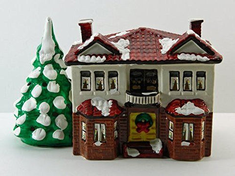 Department 56 Dept 56 Duplex 1986 Ceramic Original Snow Village Building Retired 50504 - DimpzBazaar.com