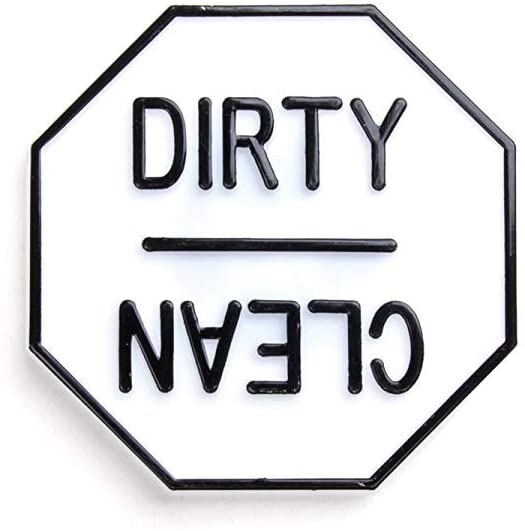 Fox Run Fox Run 5935 Clean or Dirty Dishwasher Magnet, Plastic - DimpzBazaar.com