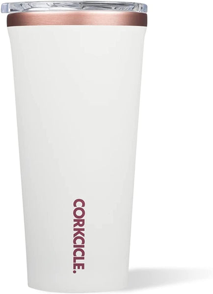 Corkcicle Corkcicle Tumbler Insulated Stainless Steel Bottle/Thermos, 16 oz, Brushed Copper - DimpzBazaar.com