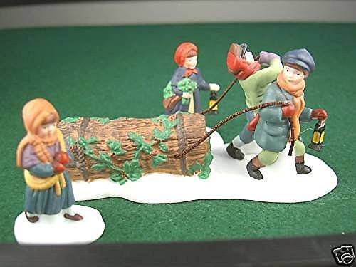 Department 56 Department 56 "Bringing Home The Yule Log" RETIRED - DimpzBazaar.com