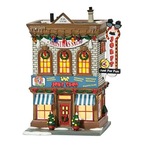 Department 56 Department 56 A Christmas Story Village Lit Miniature Building, Joke Shop - DimpzBazaar.com