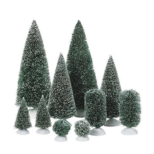 Department 56 Department 56 Accessories for Department 56 Village Collections Bag-O-Frosted Topiaries Tree - DimpzBazaar.com