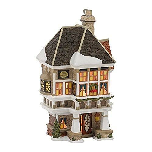 Department 56 Department 56 Dickens Christmas Carol Village Nephew Fred's Home Lit House, 8.07-Inch - DimpzBazaar.com