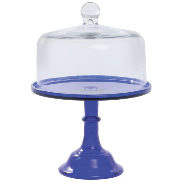 Mosser Glass Mosser Glass Clear Dome Cake Cover - 10" Dia x 8" H - DimpzBazaar.com