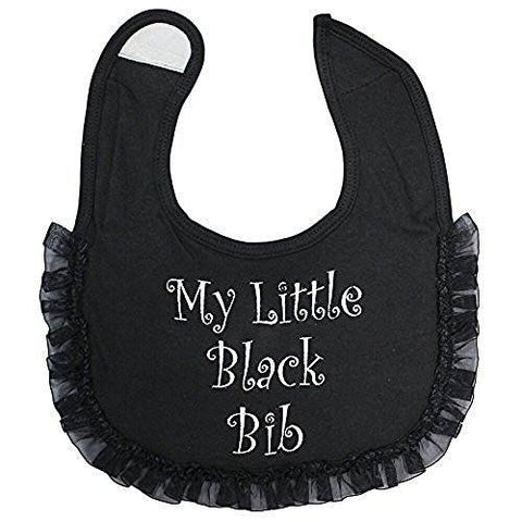 Ganz Ganz Baby My Little Black Bib - DimpzBazaar.com