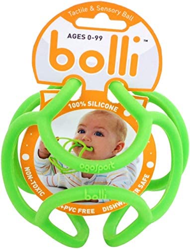 OgoBolli OgoBolli Tactile Sensory Teething Ball Toy for Babies & Kids - Stretchy, Soft Non-Toxic Silicone - Ages 3 Months and up - DimpzBazaar.com