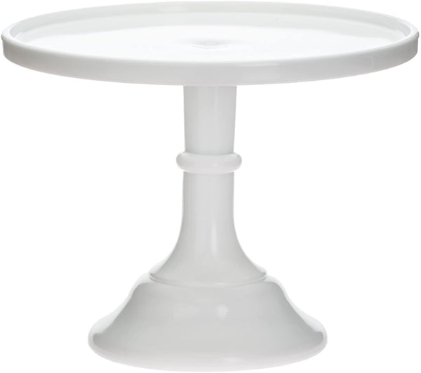 Mosser Glassware Mosser Glass 12" Milk Glass Cake Plate/stand - DimpzBazaar.com