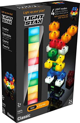 Light Stax Light Stax Illuminated Blocks Classic Set (24 Pieces) - DimpzBazaar.com
