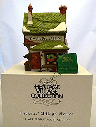 Department 56 Department 56 "T.Wells Fruit and Spice Shop Retired - DimpzBazaar.com