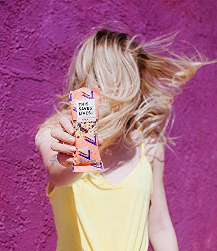 This Bar Saves Lives This Bar Saves Lives Chewy Granola Bars | Gluten Free Snacks Breakfast Bars, Kosher, Non GMO Snack Bar for Adults & Kids | 1.4 oz Bars - DimpzBazaar.com