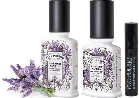 Poo-Pourri Poo-Pourri Bathroom Deodorizer Set Lavender Vanilla: Lavender with Vanilla, 3 Piece - DimpzBazaar.com