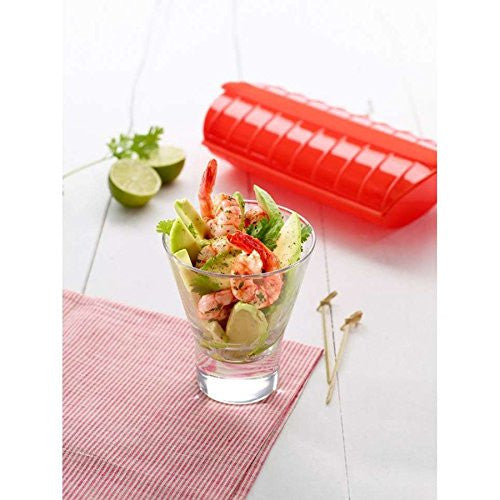 Lekue Lekue Steam Case for 1 to 2 People, Model # 3400600R10U004, Red - DimpzBazaar.com