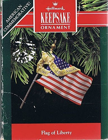 Hallmark Hallmark Keepsake Ornament Flag of Liberty - American Commemorative 1991 - DimpzBazaar.com