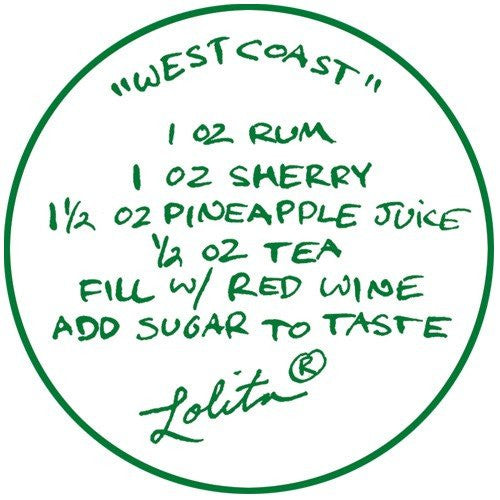 Enesco Lolita Santa Barbara Design Studio GLS11-5524Y Lolita Love My Wine Hand Painted Glass, West Coast - DimpzBazaar.com