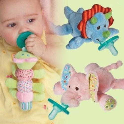 Mary Meyer Mary Meyer WubbaNub Infant Soothie Pacifier with Plush Toy ~ Itsy Glitzy Swan - DimpzBazaar.com