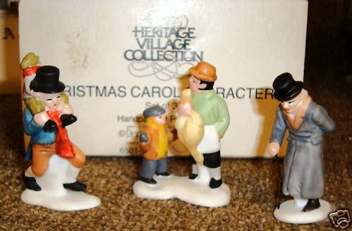 DICKENS VILLAGE SERIES Department 56 Heritage Village Collection Dickens' Village Series "Christmas Carol Characters" - DimpzBazaar.com