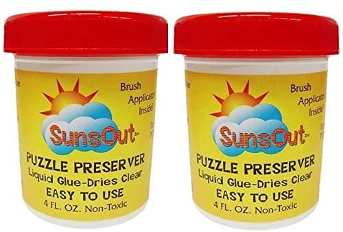 SUNSOUT INC SunsOut Puzzle Preserver Glue 2-Pack - DimpzBazaar.com