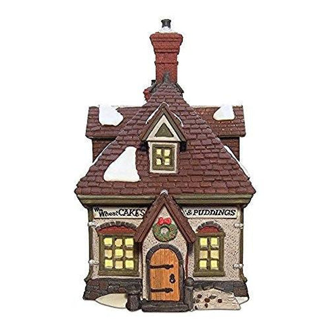 Department 56 Dept 56 Dickens' Village Series "Wm Wheat Cakes & Puddings" - DimpzBazaar.com