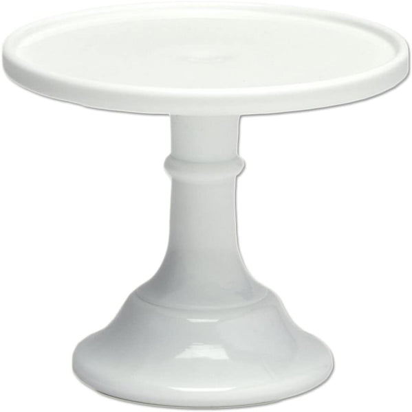 Mosser Glass Milk White 6" Glass Cake Stand - By Mosser Glass - DimpzBazaar.com