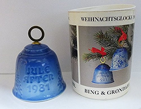 Bing & Grondahl Bing & Grondahl Jule After 1981 Bell Christmas - DimpzBazaar.com