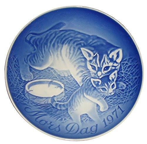 Bing & Grondahl BING & GRONDAHL 1971 Mother's Day Porcelin Plate - Cat With Kitten - DimpzBazaar.com