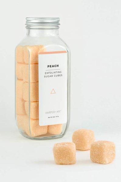 Harper + Ari Harper + Ari Peach Exfoliating Sugar Cubes 16oz - DimpzBazaar.com