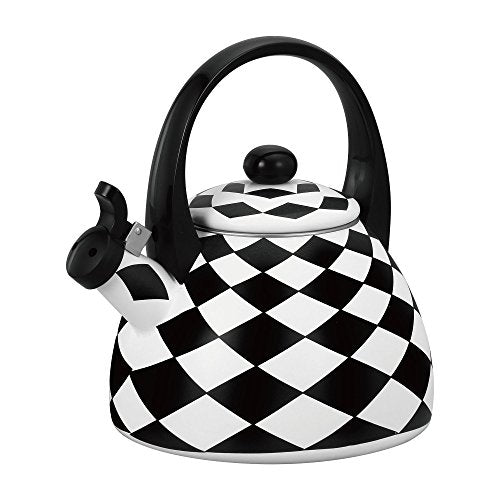 Supreme Housewares Gourmet Art Enamel-on-Steel Whistling Kettle - DimpzBazaar.com
