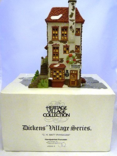 DICKENS VILLAGE SERIES Heritage Village Collection; Dickens' Village Series: "C. H. Watt Physician" #5568-9 by Department 56 - DimpzBazaar.com