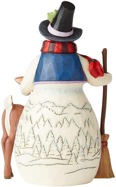 Enesco Enesco Jim Shore Heartwood Creek Snowman and Friends Fourth Annual Figurine, 8.3 Inch, Multicolor - DimpzBazaar.com