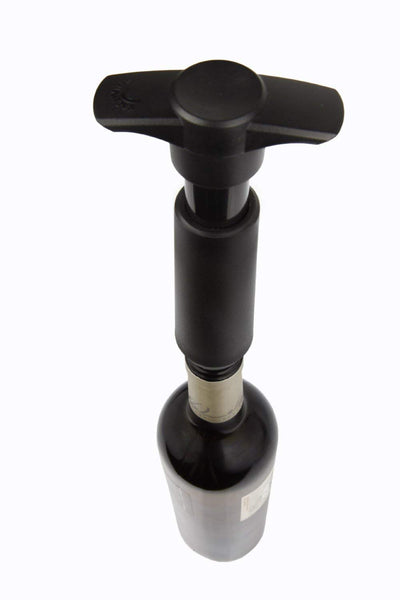 Vacu Vin Vacu Vin Wine Saver Pump with 2 x Vacuum Bottle Stoppers - Black - DimpzBazaar.com