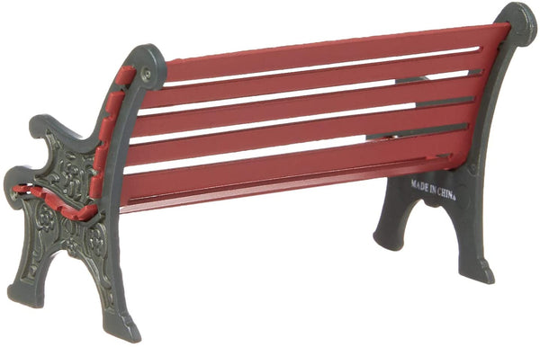 Department 56 Department 56 Village Red Wrought Iron Park Bench - DimpzBazaar.com